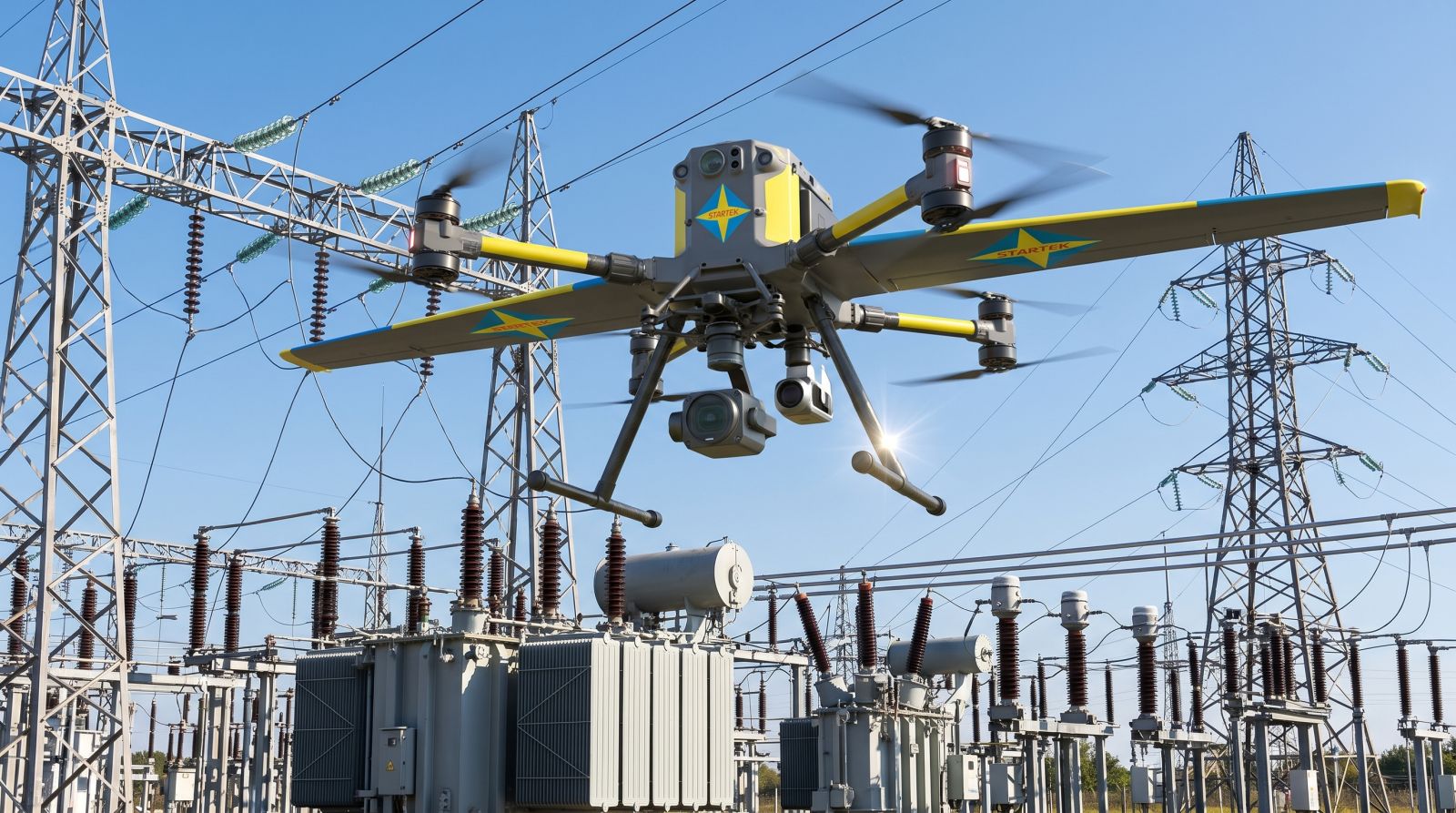 drones instal  electricas